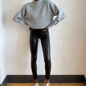 Wilfred faux leather leggings